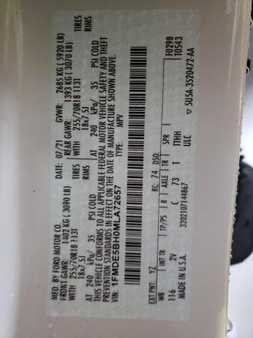 2021 FORD BRONCO BAS 1FMDE5BH0MLA72657