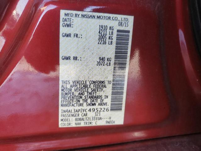 2015 NISSAN ALTIMA - 1N4AL3AP2FC495226