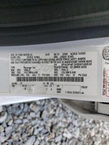 2011 FORD FIESTA SES 3FADP4FJXBM129535