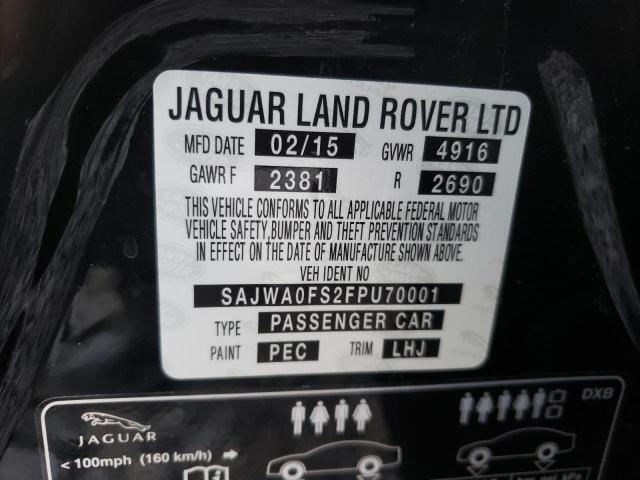 2015 JAGUAR XF 2.0T PR SAJWA0FS2FPU70001