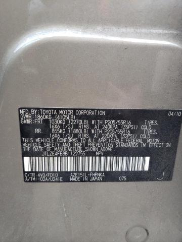 2011 TOYOTA SCION JTLZE4FE8B1122755