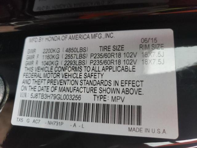 2016 ACURA RDX ADVANC 5J8TB3H79GL003256