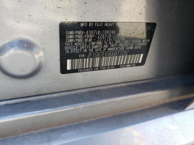 2013 SUBARU IMPREZA WR JF1GR7E69DG877292