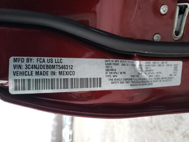 2021 JEEP COMPASS 80 3C4NJDEB0MT546312