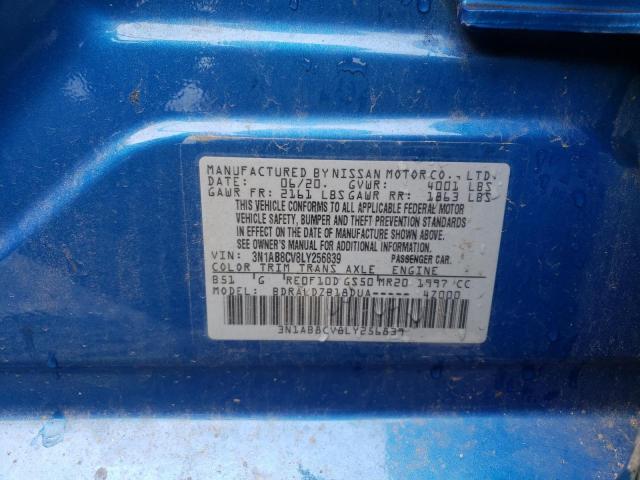 2020 NISSAN SENTRA SV - 3N1AB8CV8LY256839
