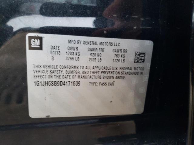 2013 CHEVROLET SONIC RS 1G1JH6SB9D4171609