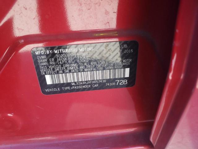 2015 MITSUBISHI MIRAGE DE ML32A3HJXFH057436