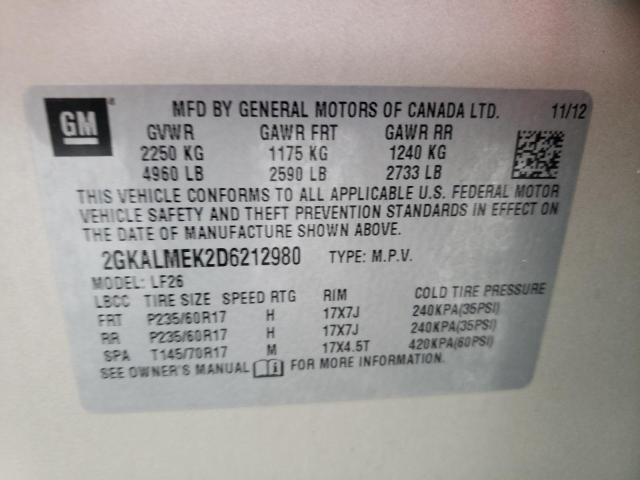 2017 GMC TERRAIN 4D 2GKALMEK2D6212980