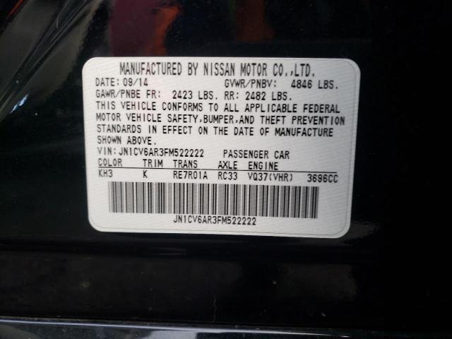 2015 INFINITI Q40 JN1CV6AR3FM522222