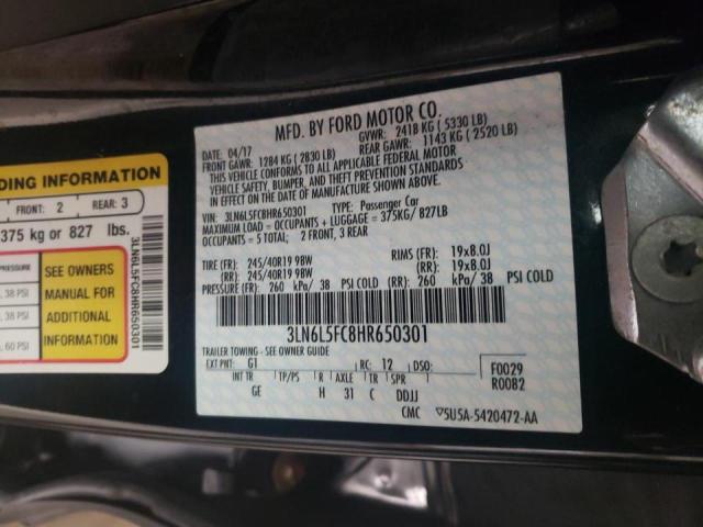 2017 LINCOLN MKZ RESERV 3LN6L5FC8HR650301
