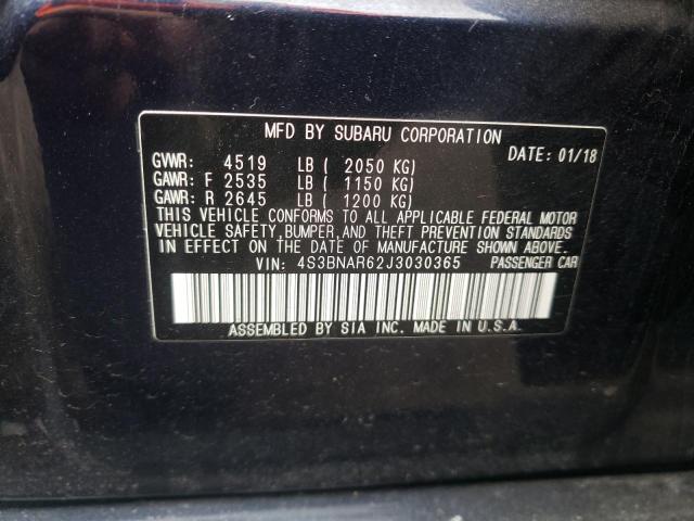 2018 SUBARU LEGACY SPO 4S3BNAR62J3030365
