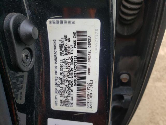 2010 TOYOTA COROLLA BA 1NXBU4EE7AZ378752