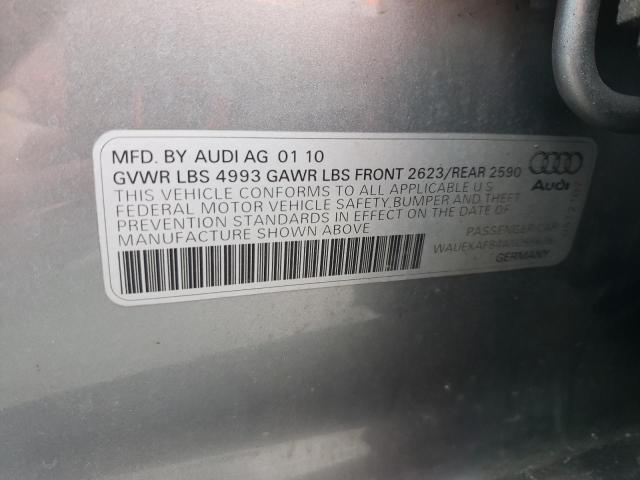 2010 AUDI A6 WAUEKAFB4AN055678