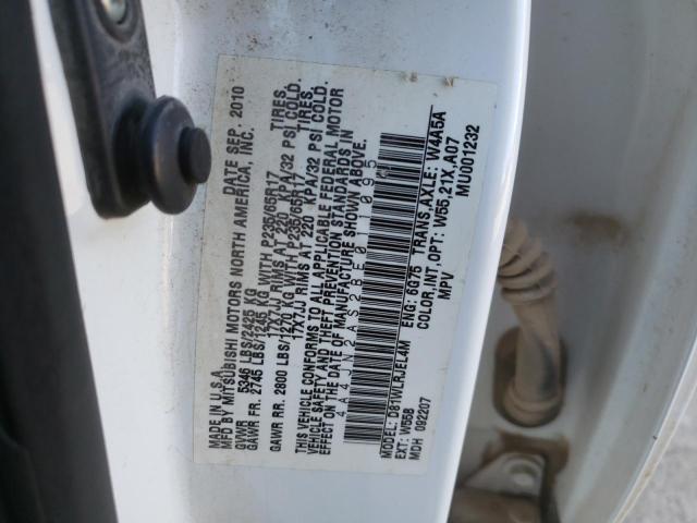 2011 MITSUBISHI ENDEAVOR L 4A4JN2AS2BE011095