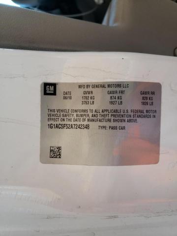 2010 CHEVROLET COBALT 1LT 1G1AC5F52A7242348