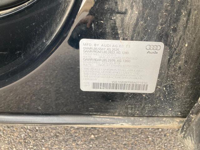 2011 AUDI Q5 PRESTIG WA1WKBFP8BA071930