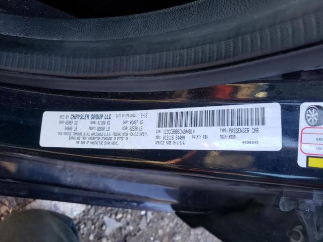 2012 CHRYSLER 200 TOURIN 1C3CCBBB6CN204814