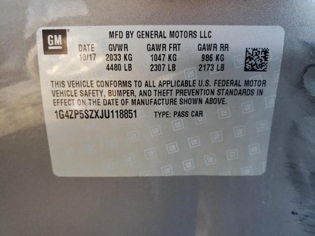 2018 BUICK LACROSSE E 1G4ZP5SZXJU118851