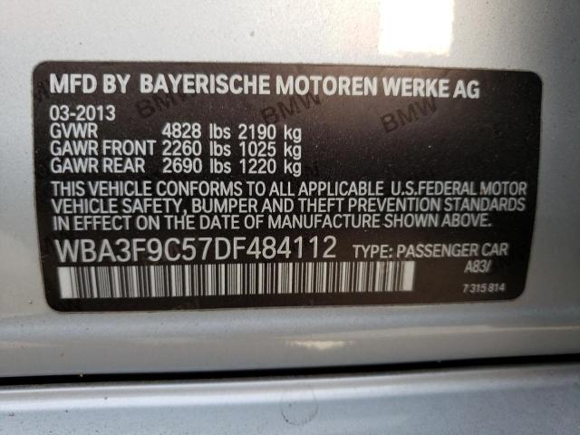 2013 BMW ACTIVEHYBR WBA3F9C57DF484112