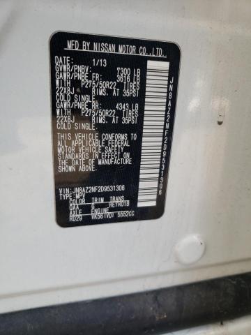 2013 INFINITI QX56 JN8AZ2NF2D9531306