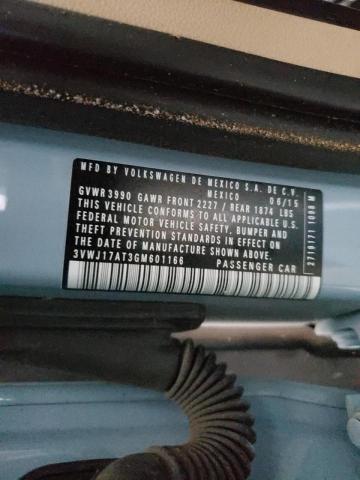 2016 VOLKSWAGEN BEETLE SE 3VWJ17AT3GM601166