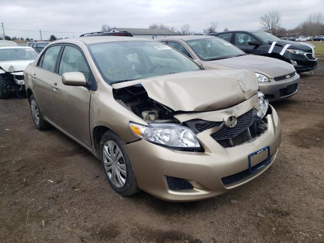 Salvage cars for sale from Copart Columbia Station, OH: 2009 Toyota Corolla BA