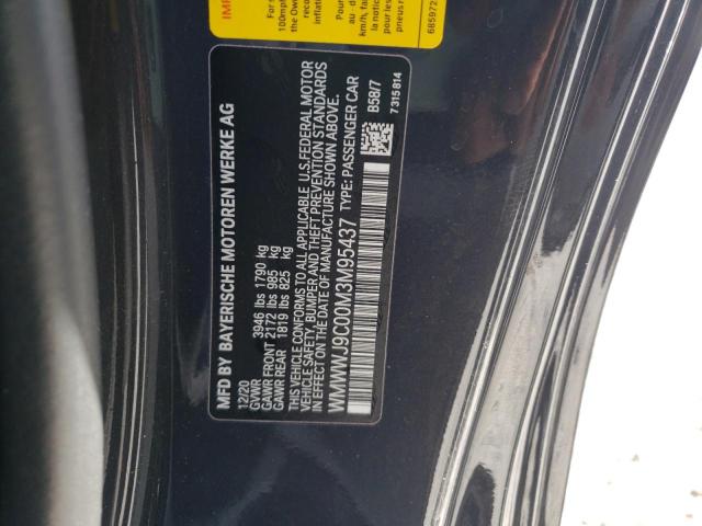 2021 MINI COOPER JOH WMWWJ9C00M3M95437