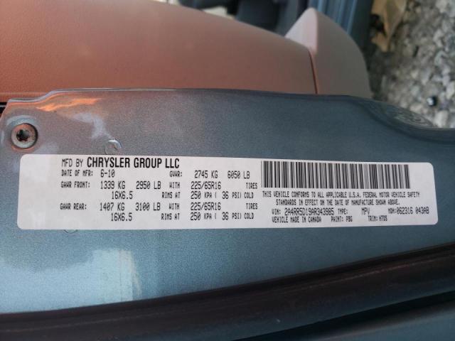 2010 CHRYSLER TOWN & CTY 2A4RR5D19AR343985