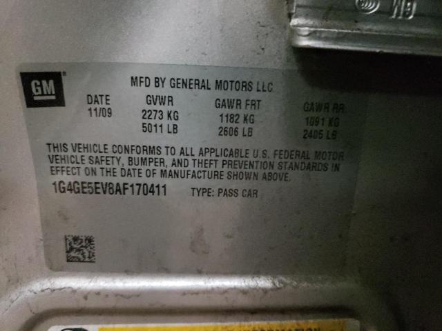 2010 BUICK LACROSSE C 1G4GE5EV8AF170411