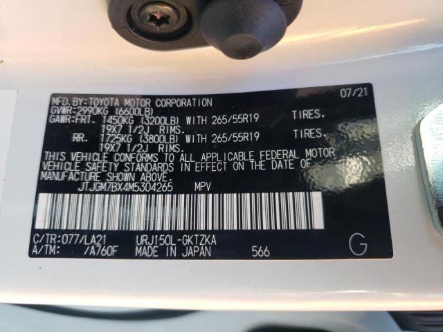 2021 LEXUS GX 460 LUX JTJGM7BX4M5304265