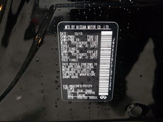 2020 INFINITI QX80 LUXE JN8AZ2NF2L9701274