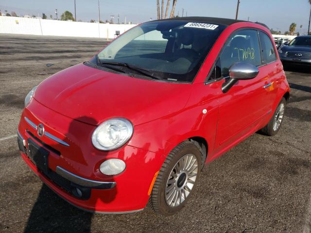2013 FIAT 500 LOUNGE 3C3CFFER6DT624453