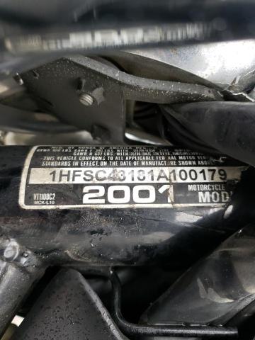 2001 HONDA VT1100 C2 1HFSC43181A100179