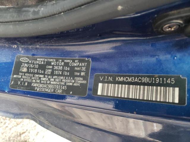 2011 HYUNDAI ACCENT GL KMHCM3AC9BU191145