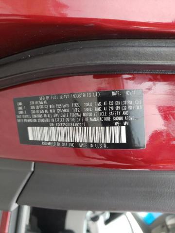 2011 SUBARU TRIBECA LI 4S4WX9GDXB4402215