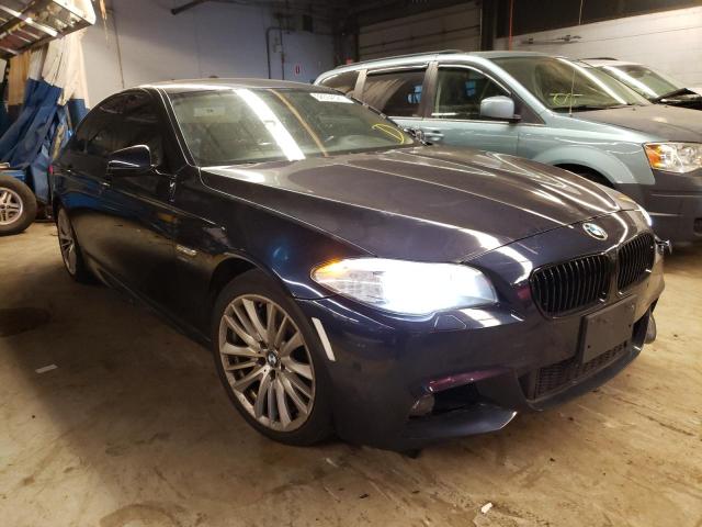 Salvage cars for sale at Wheeling, IL auction: 2011 BMW 550 XI