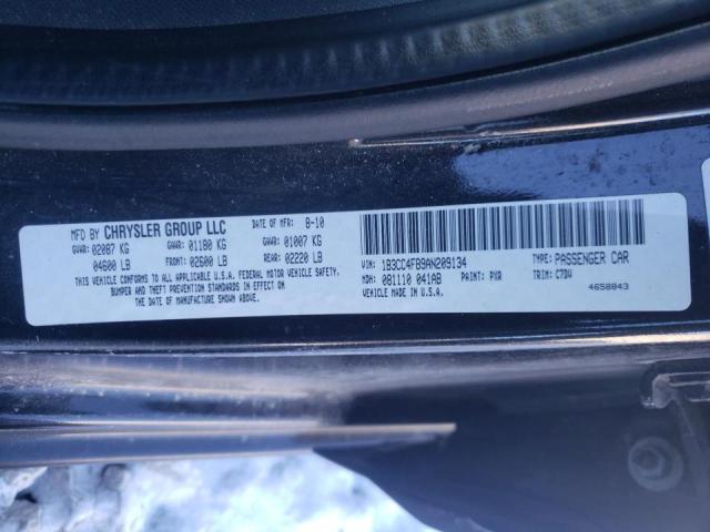 2010 DODGE AVENGER SX 1B3CC4FB9AN209134