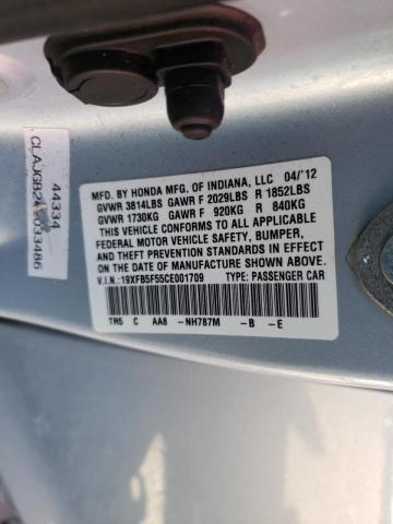2012 HONDA CIVIC NATU 19XFB5F55CE001709