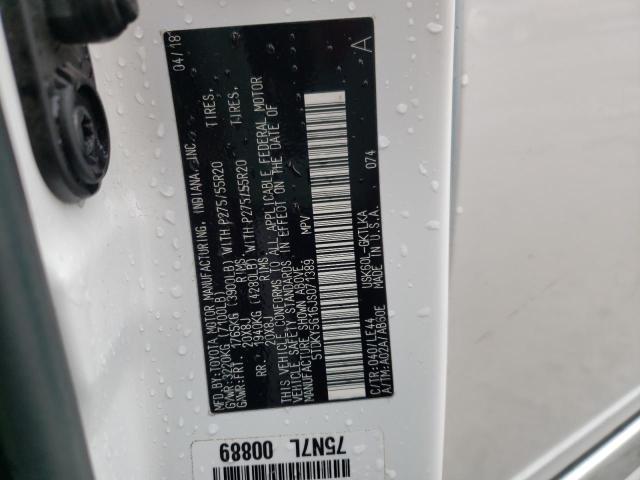 2018 TOYOTA SEQUOIA LI 5TDKY5G16JS071389