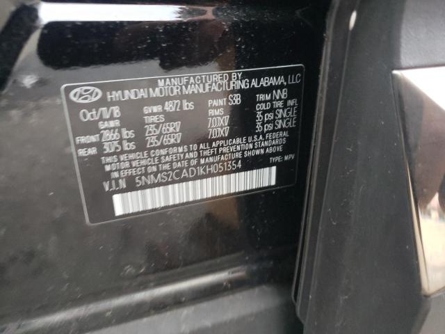 5NMS2CAD1KH051354 Hyundai Santa Fe Se