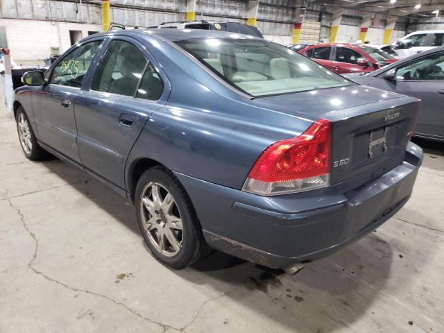 VOLVO S60 2008 BLUE Photo 3