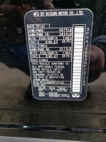 2021 INFINITI QX50 LUXE 3PCAJ5BB3MF121142