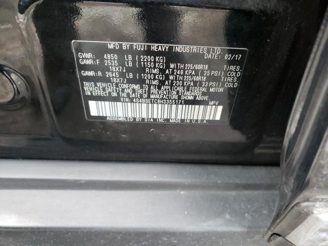 2017 SUBARU OUTBACK TO 4S4BSETC8H3355171