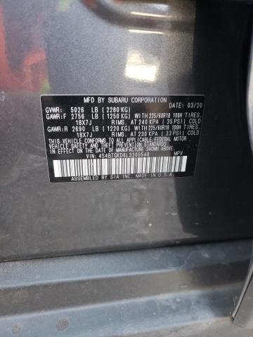 2020 SUBARU OUTBACK ON 4S4BTGKD6L3200548