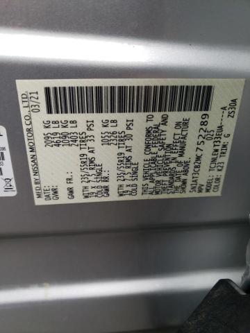 2021 NISSAN ROGUE SL 5N1AT3CB2MC752289