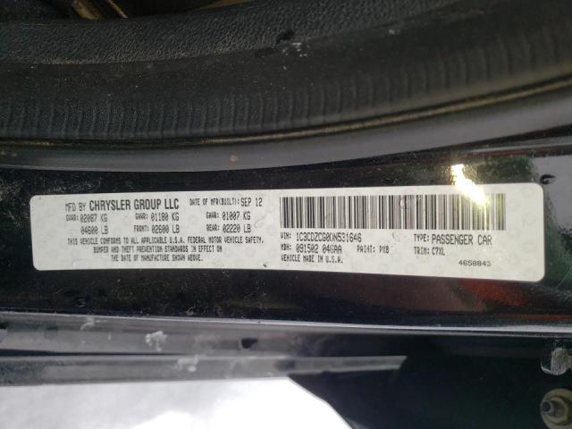 2013 DODGE AVENGER SX 1C3CDZCG0DN531646