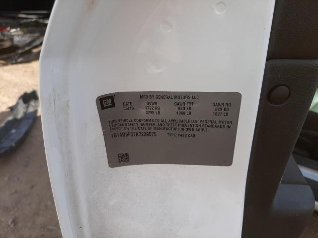 2010 CHEVROLET COBALT 1LT 1G1AD5F57A7229575