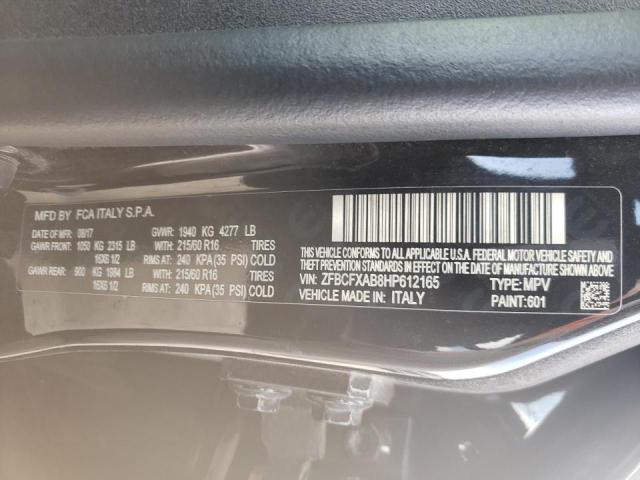 2017 FIAT 500X POP ZFBCFXAB8HP612165