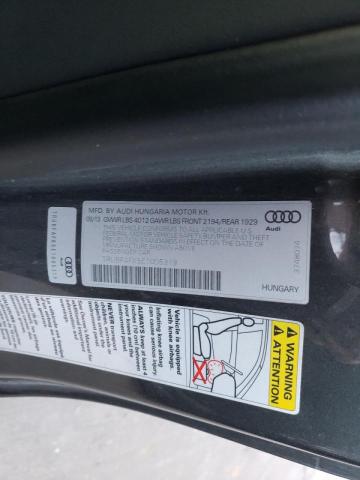 2014 AUDI TT PREMIUM TRUBFAFK5E1005319