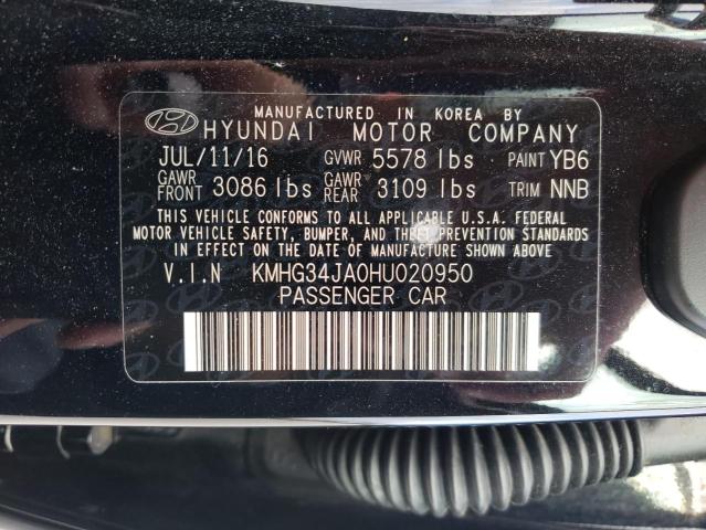 2017 GENESIS G90 KMHG34JA0HU020950